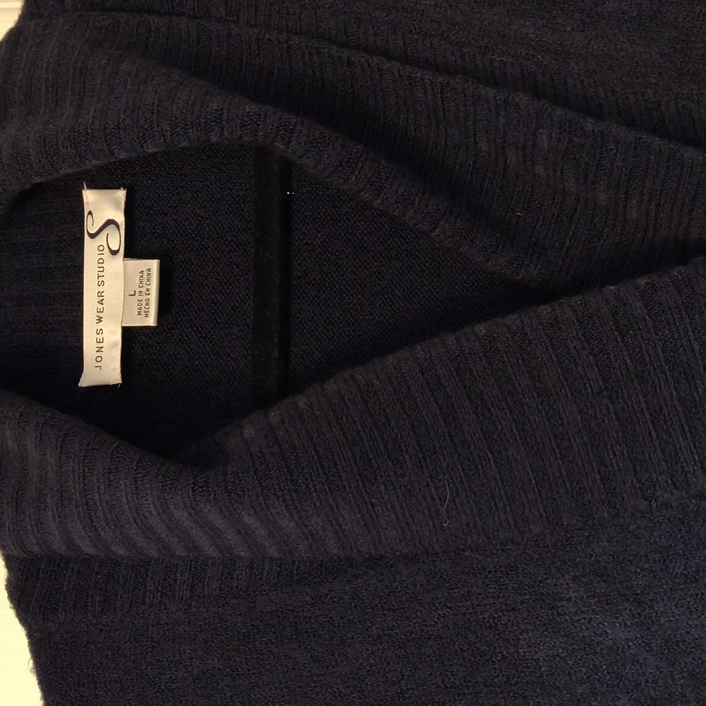 Jones New York Dark Navy Knit Vest - Picture 7 of 8